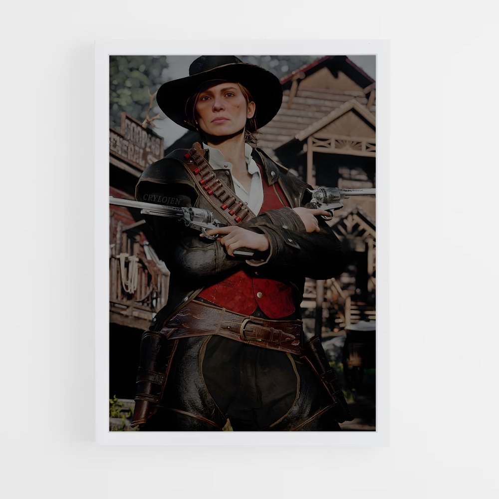 Poster Sadie the Sharpshooter – affiche Red Dead Redemption (vue 3)